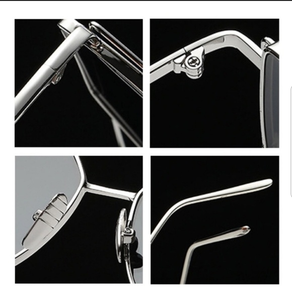 Silver MirroreCat Eye Sunglasses - Picture 5 of 5